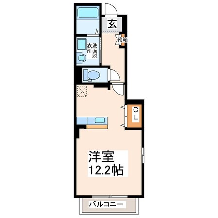 江津郵便局前 徒歩4分 1階の物件間取画像